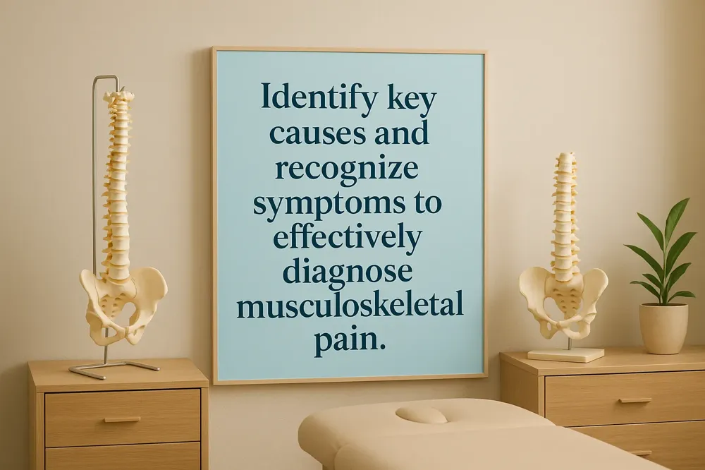 Identify key causes and recognize symptoms to effectively diagnose musculoskeletal pain.