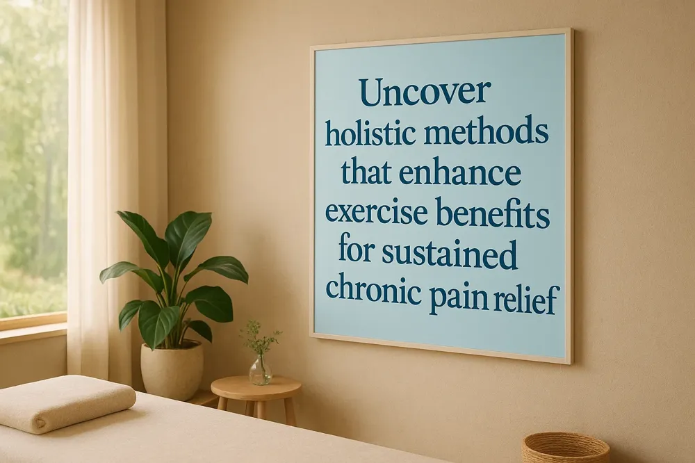 Uncover holistic methods that enhance exercise benefits for sustained chronic pain relief.