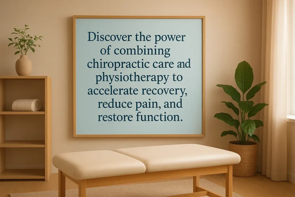 Discover the power of combining chiropractic care and physiotherapy to accelerate recovery, reduce pain, and restore function.