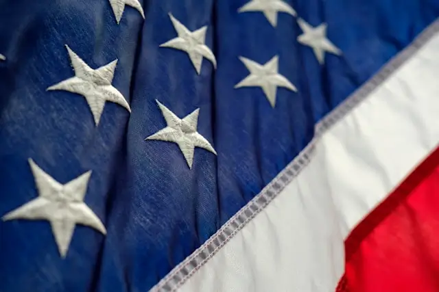 USA FLAG Background behind testimonials