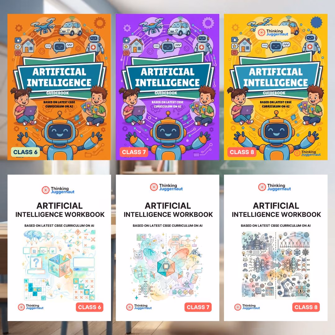 CBSE Artificial Intelligence guidebook and workbook, Classes 6 to 8