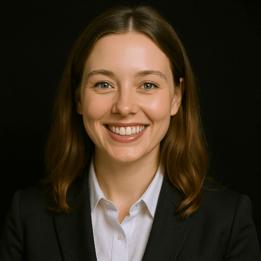 AI-generated professional headshot of a woman for LinkedIn or business use