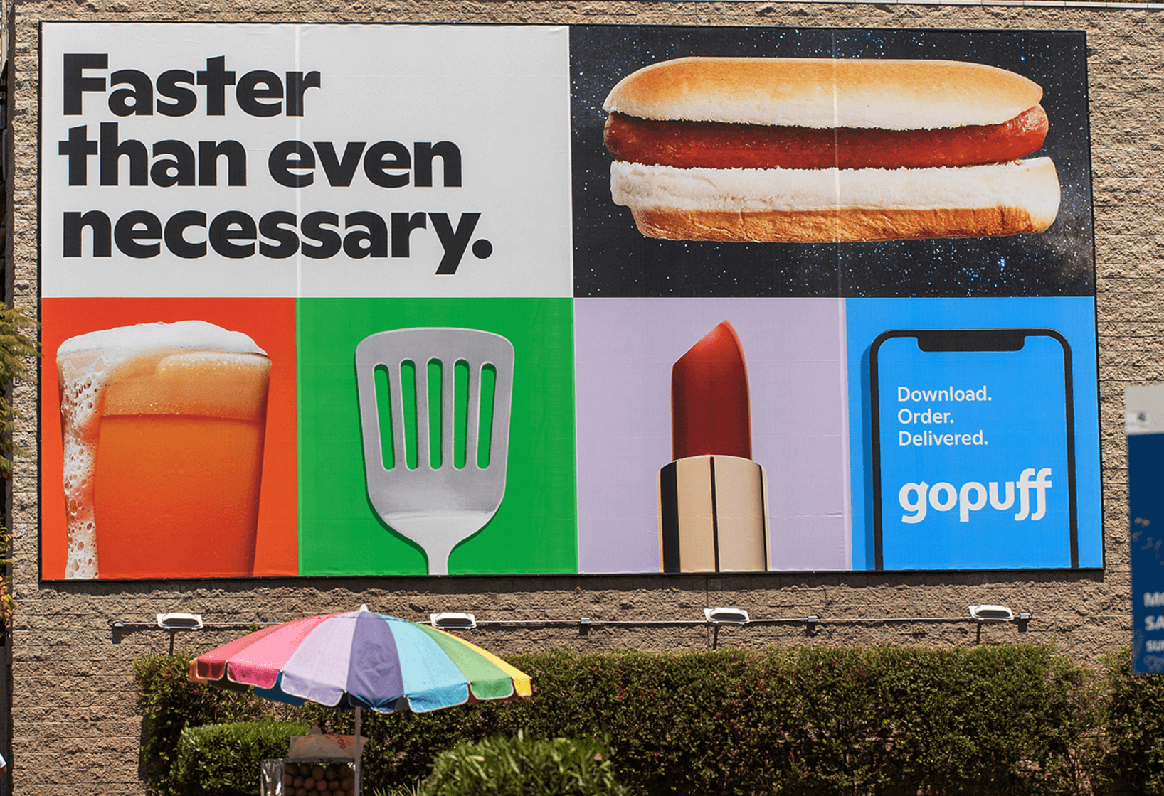 gopuff billboard ad