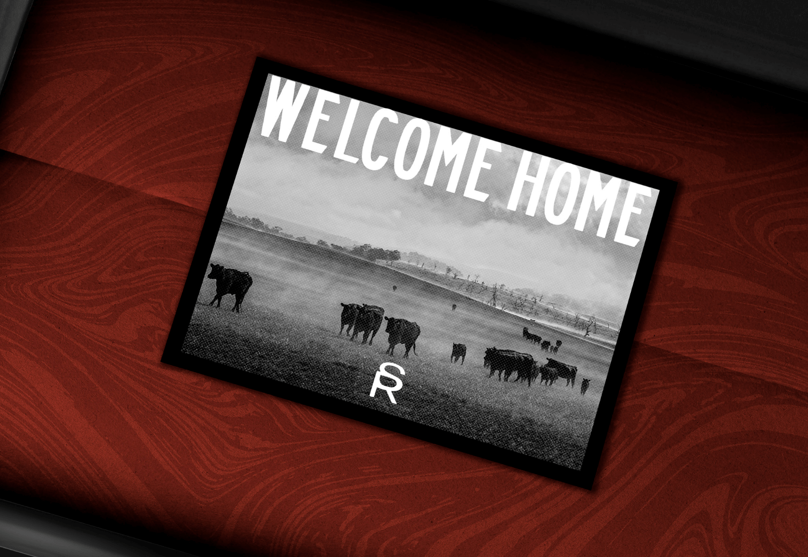 mockup of website for sky rose cattle company