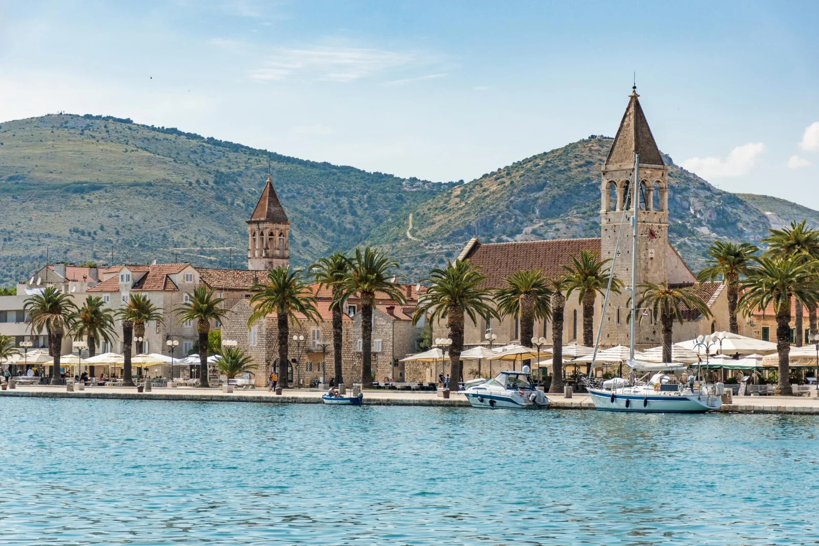 Trogir - Rogač - Milna · recorrido de Dalmacia en bicicleta, desde Trogir