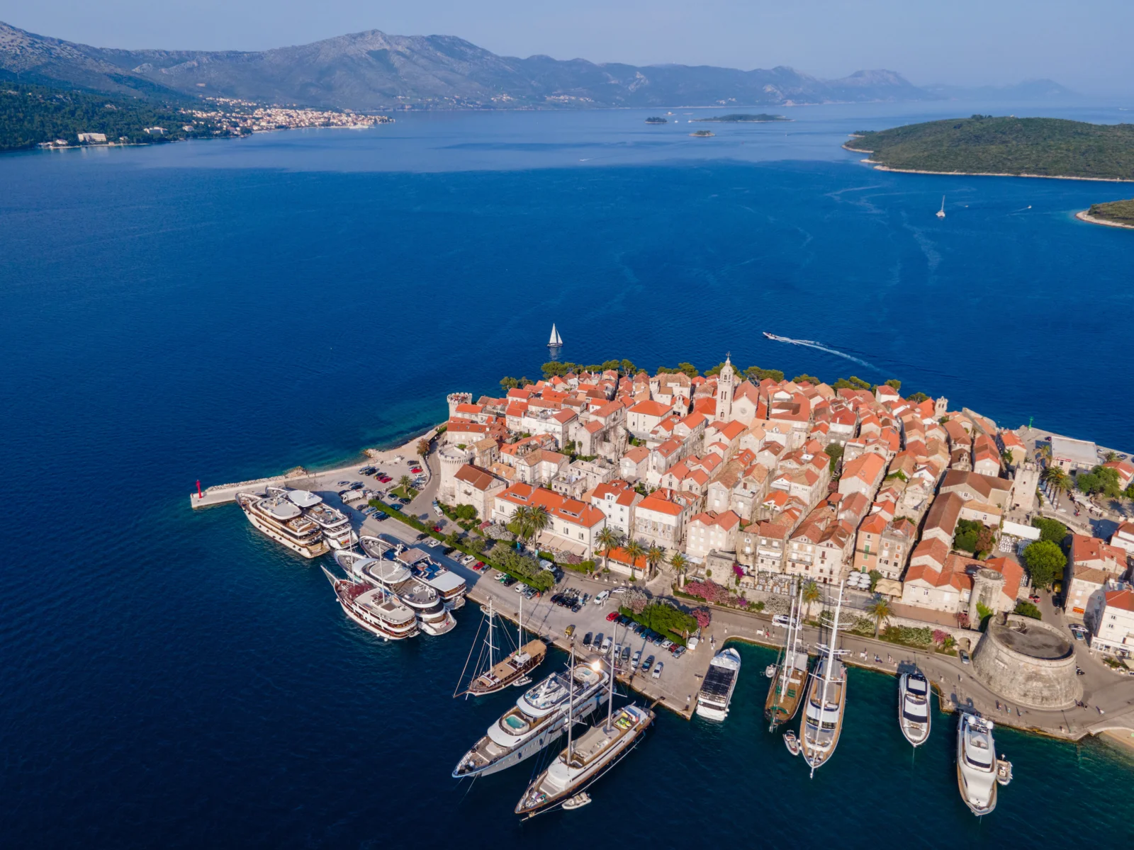 Dubrovnik – Korčula · recorrido de Dalmacia, ida y vuelta desde Trogir