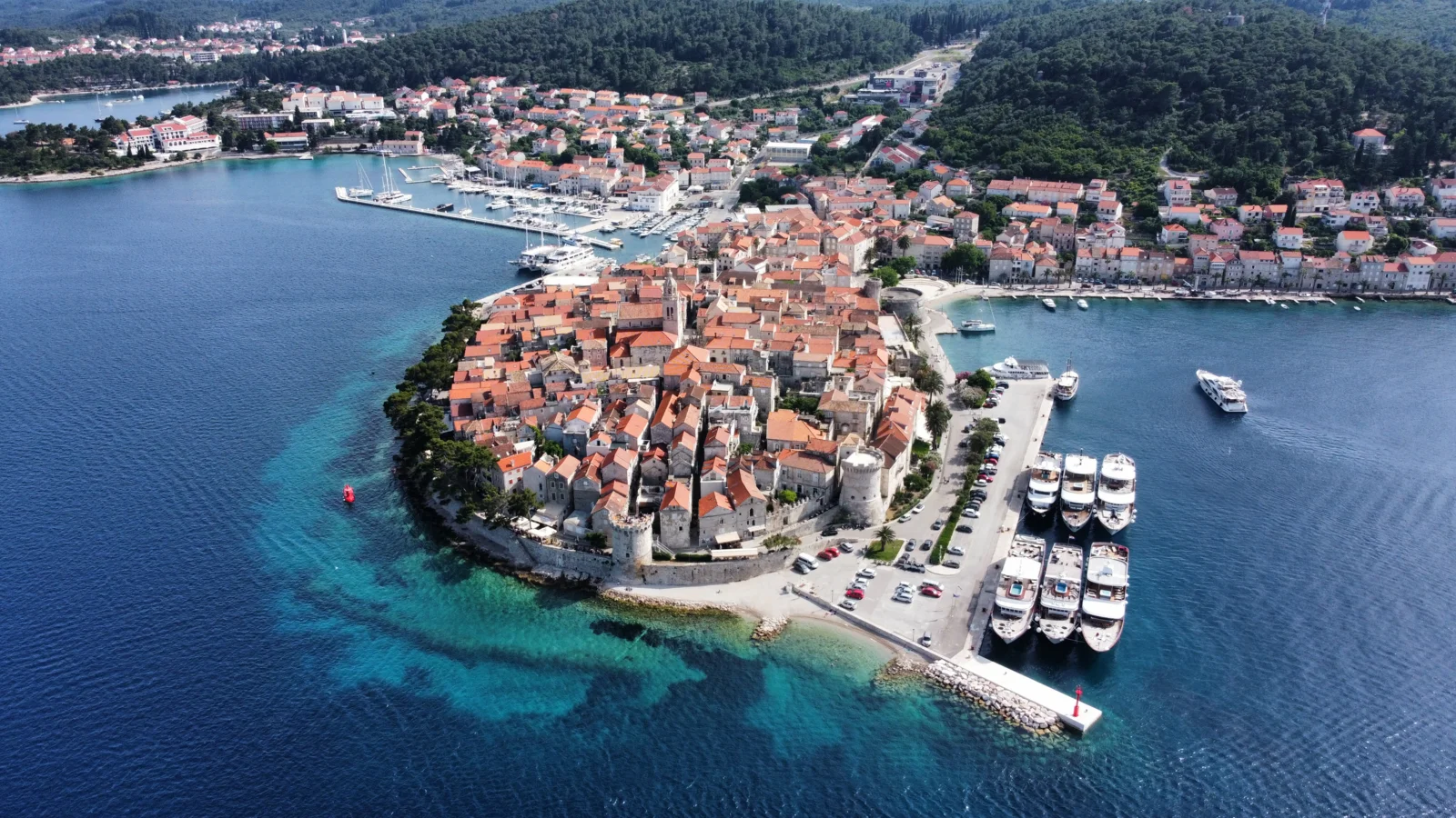 De Zadar a Dubrovnik por las islas · costa de Croacia
