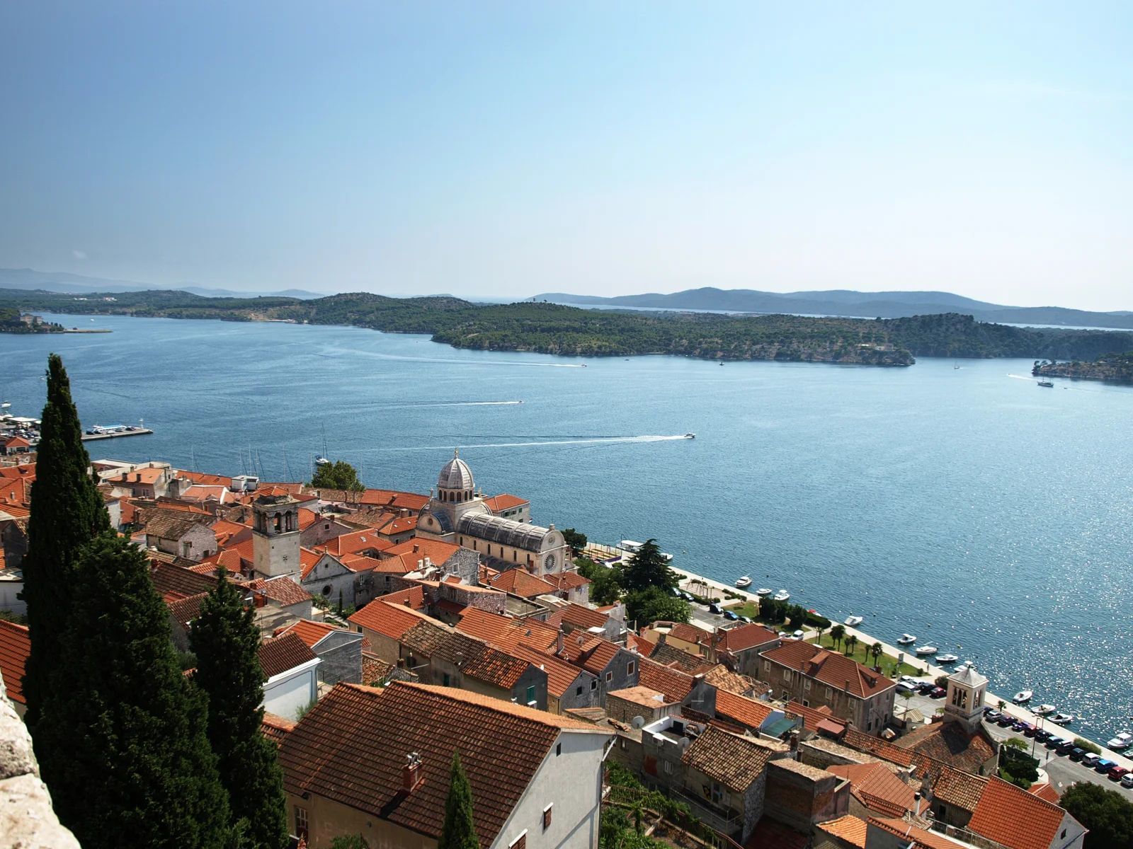 Skradin – Šibenik, Rogoznica · recorrido de Dalmacia norte en bicicleta