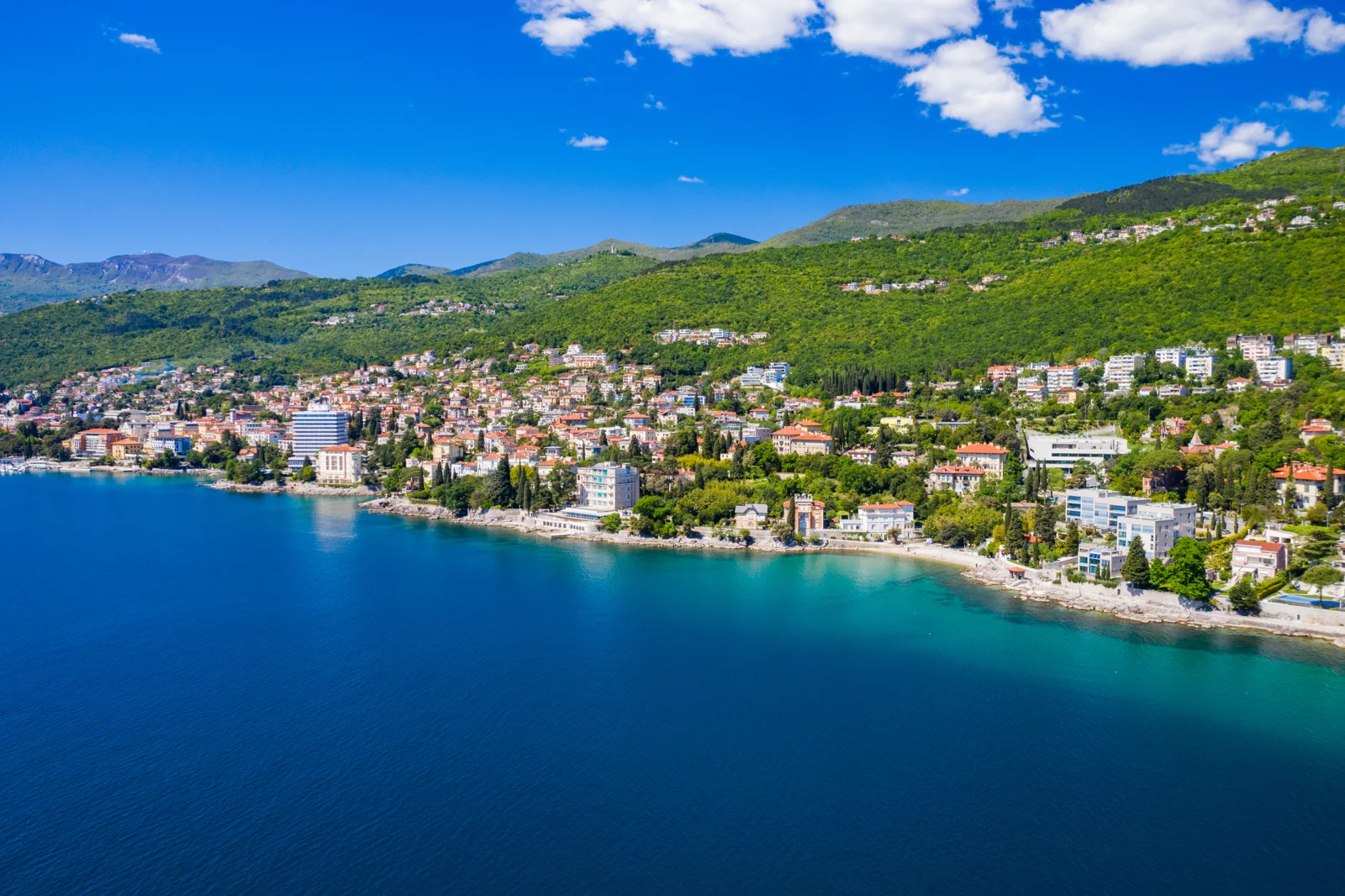 Krk Island - Opatija · recorrido de De Trogir a Opatija por los parques del norte