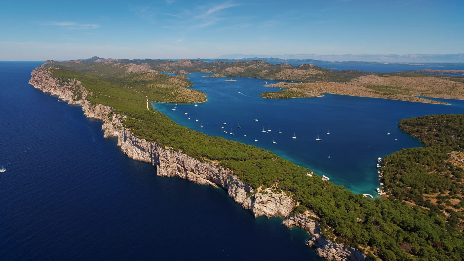 Telašćica – Parque Nacional de Kornati – Primošten · recorrido de De Opatija a Trogir, por Lošinj y Kornati