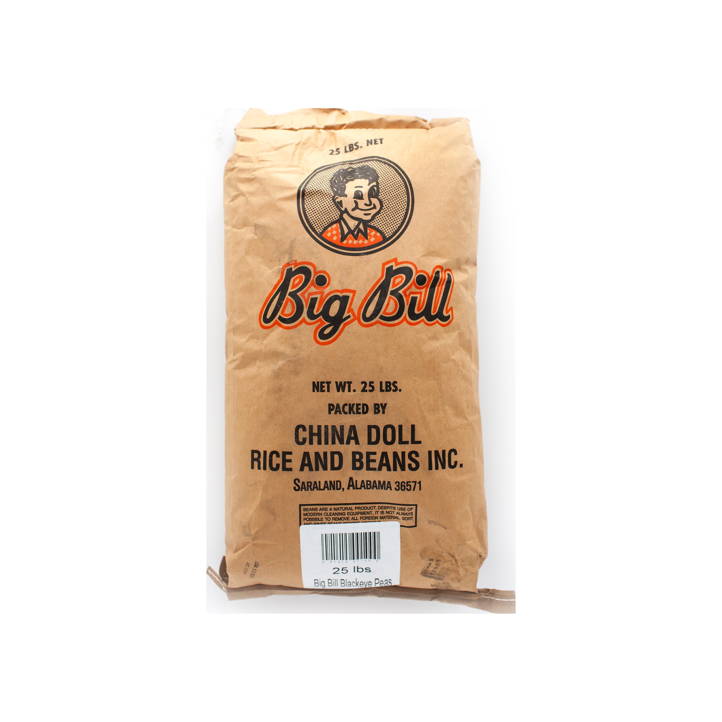 Big Bill Black Eye Peas (25lbs)