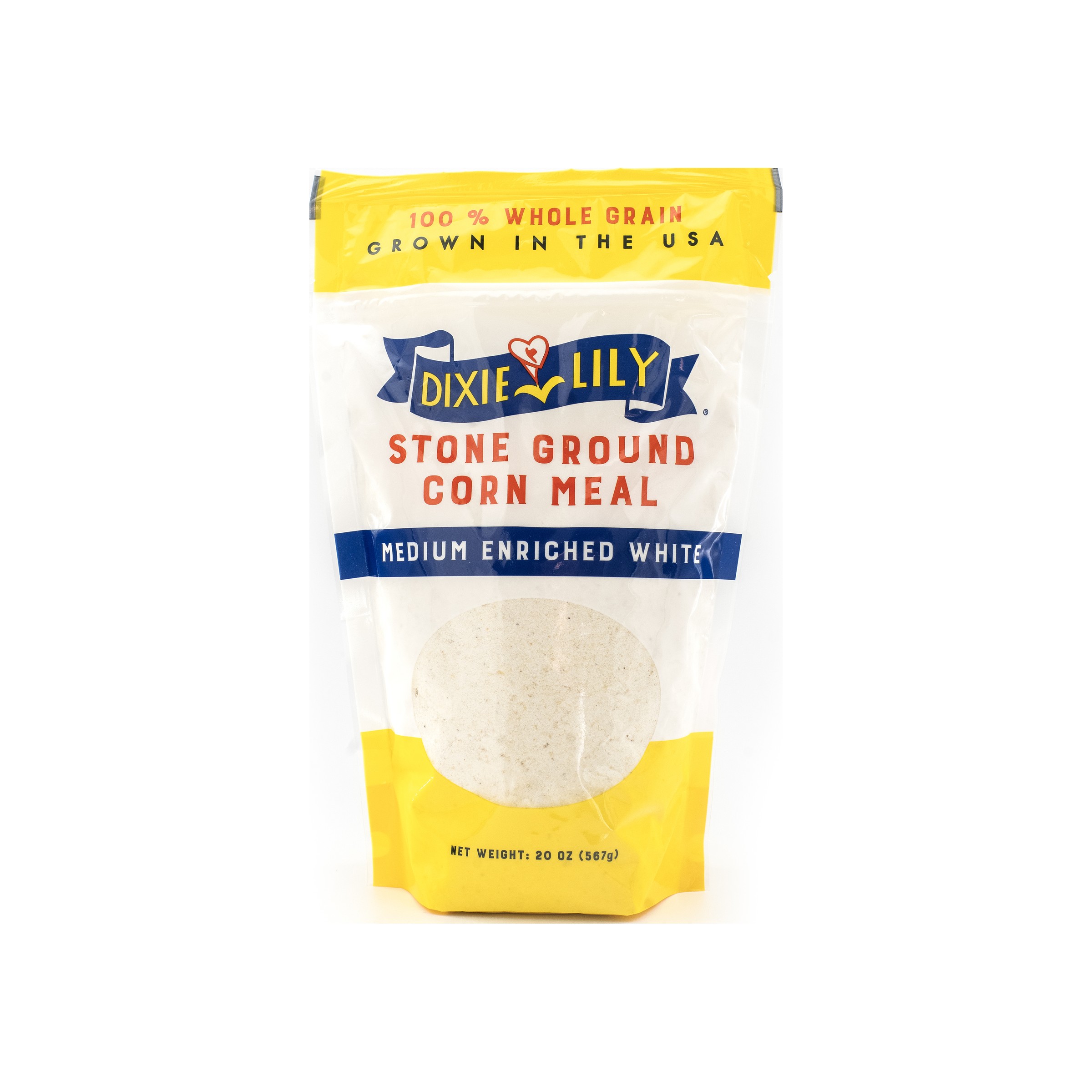 Dixie Lily Medium Enriched White Cornmeal