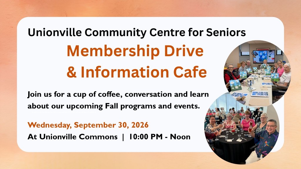 Membership Drive & Information Cafe