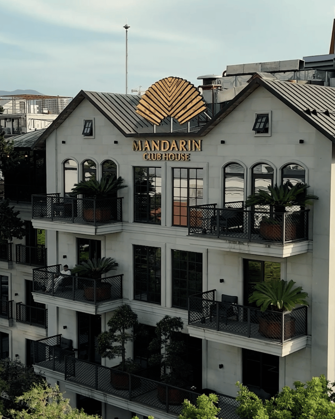 Mandarin Club House building from the top.