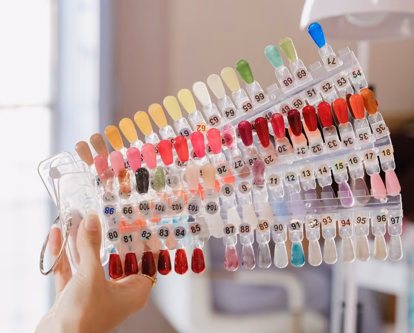 Gama de colores para uñas
