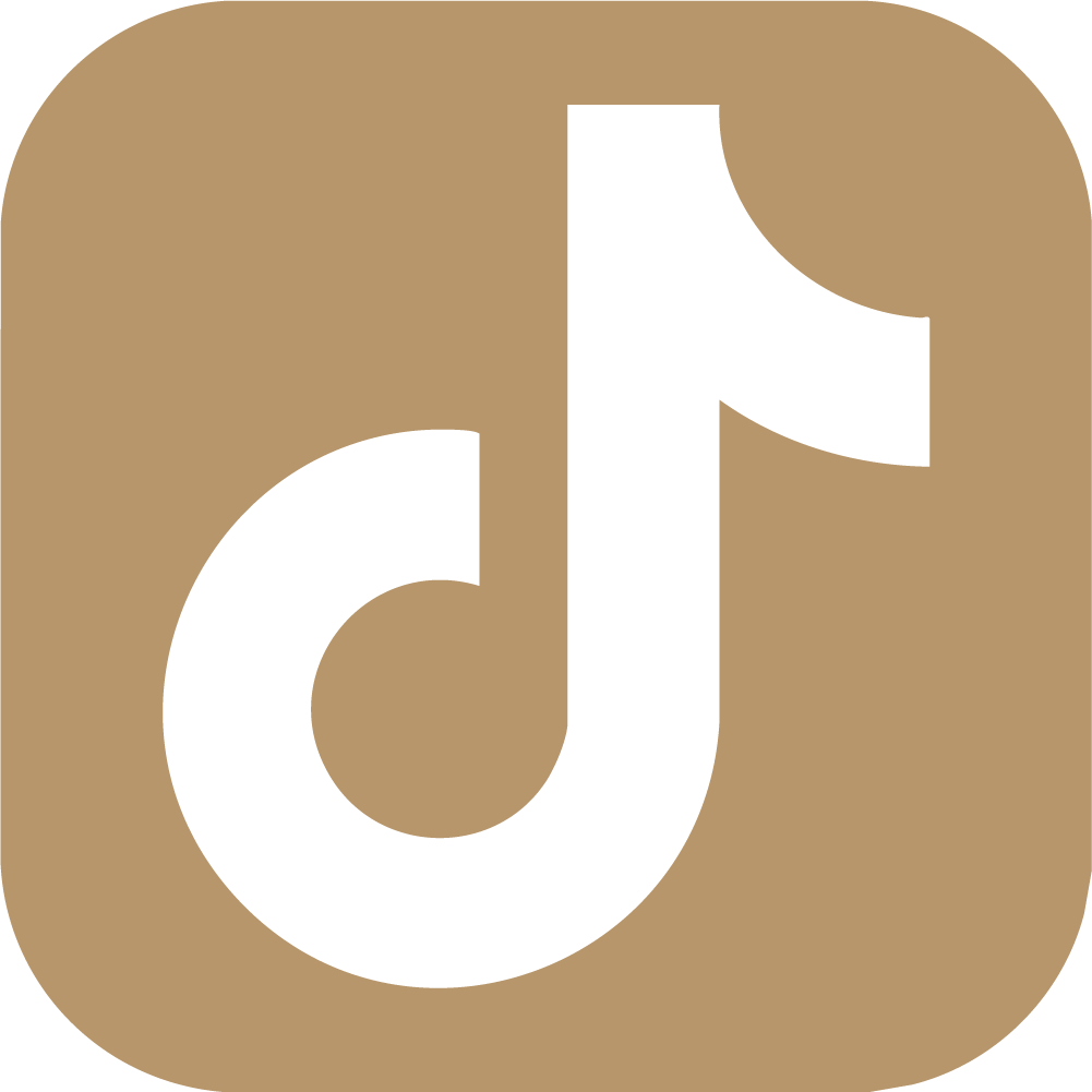 A beige TikTok logo