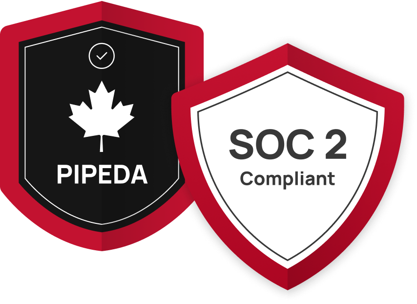 Acctrak™ is an SOC 2-compliant platform and fully aligned with PIPEDA regulations