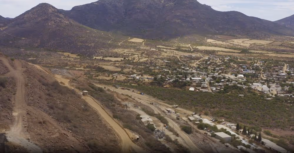 Avino silver gold aerial view