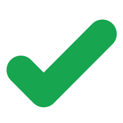A picture of a Checkmark. 