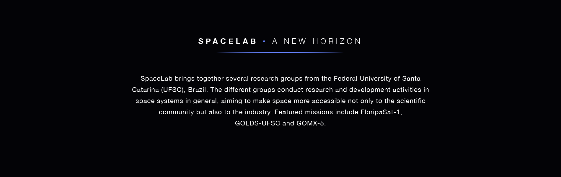 SpaceLab's brand statement