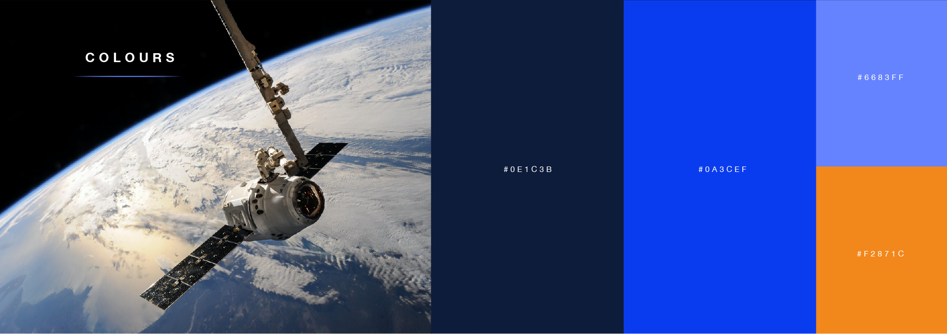 Spacelab brand colour palette