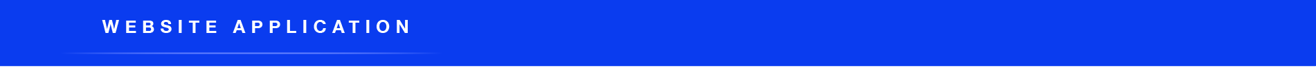 Web application banner