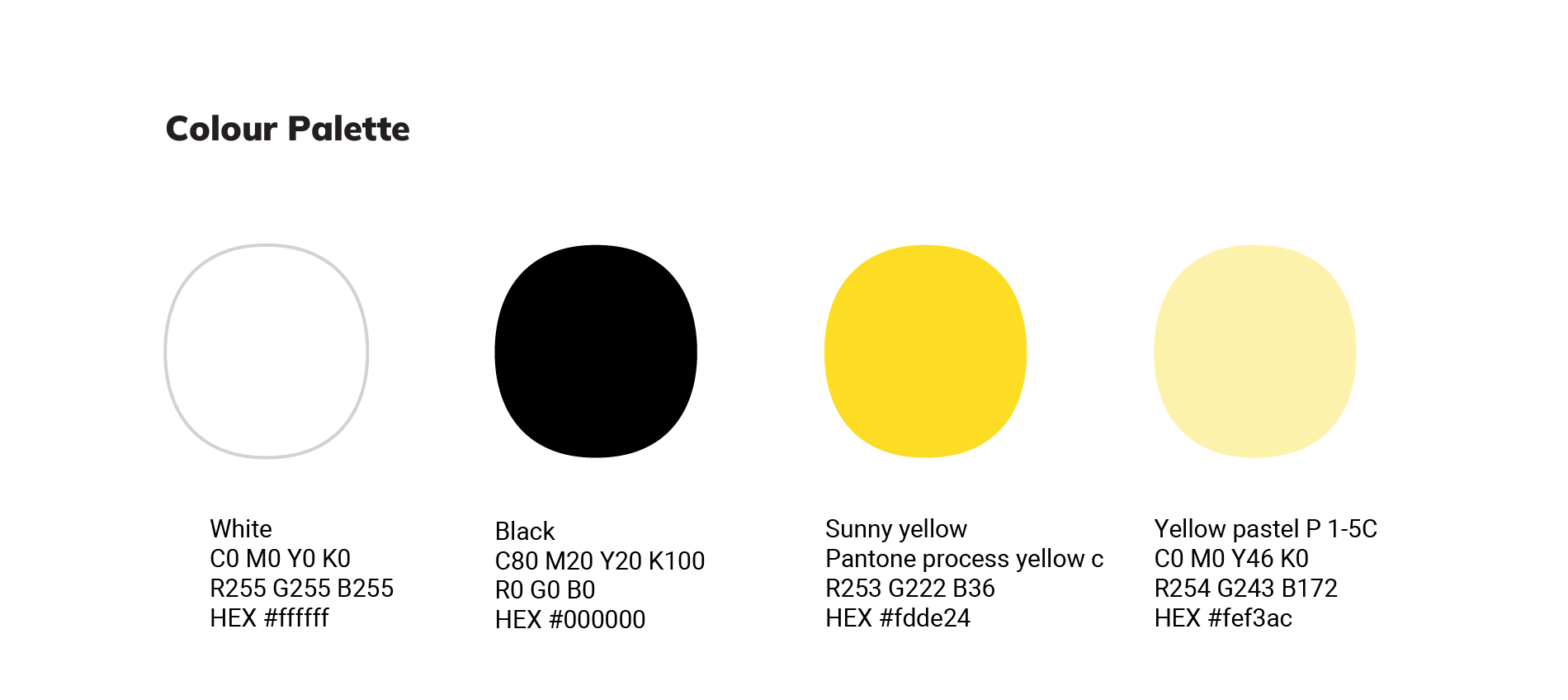 Ello care brand colours.