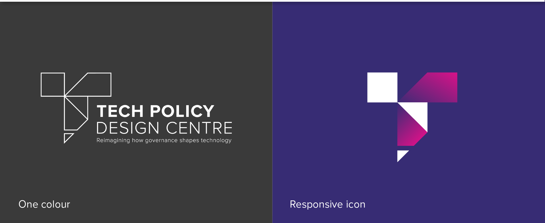 Tech Policy logo variations