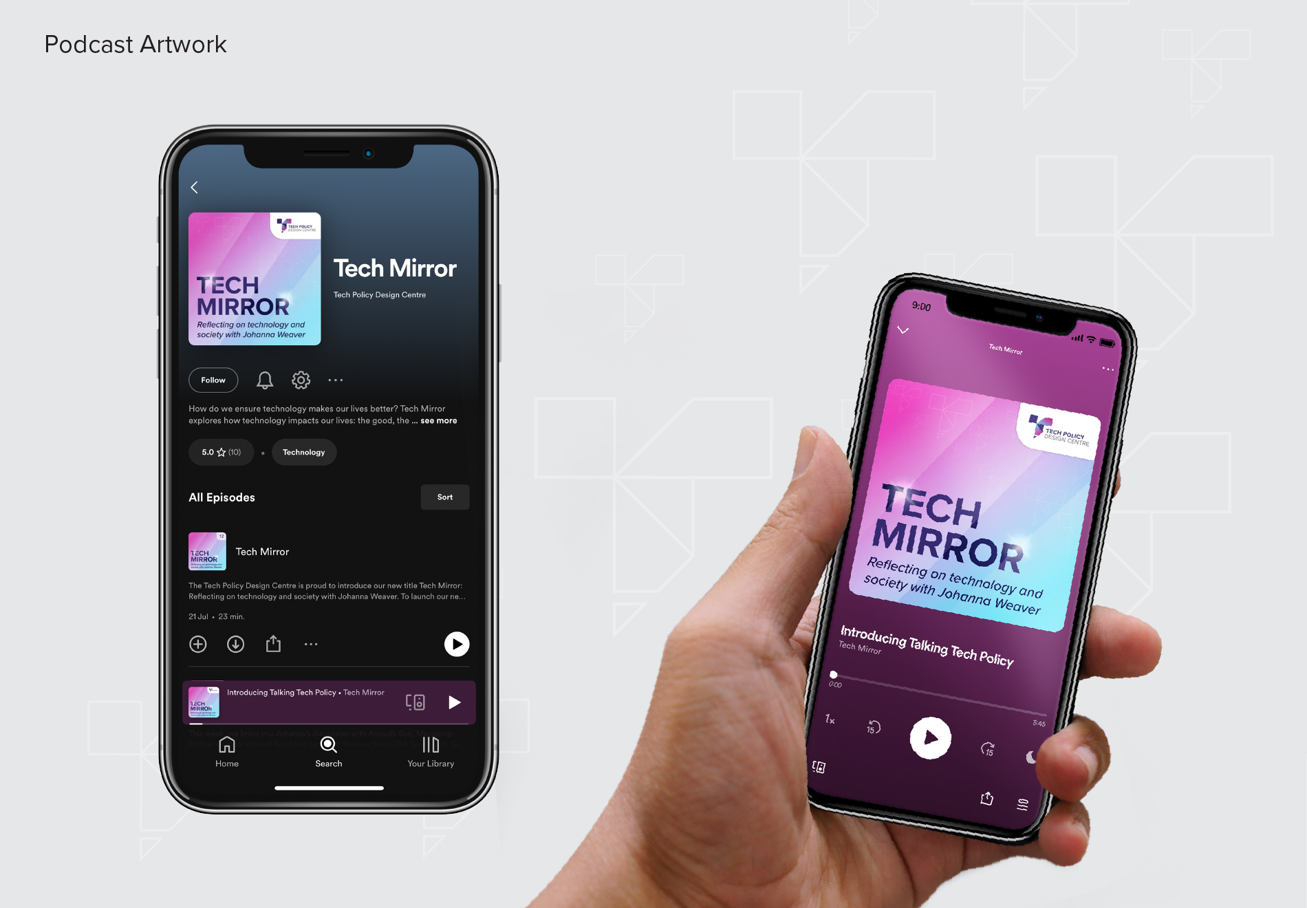 Tech Mirror podcast art