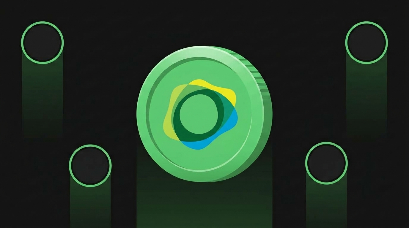 Cover illustration for a 2026 guide to careers at Paxos, showing a 3D medallion carrying the Paxos logo centred on a dark background in CoinTerminal's green