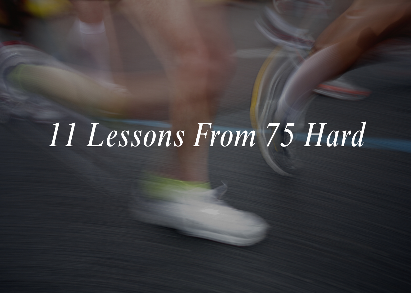 A Life of Discipline