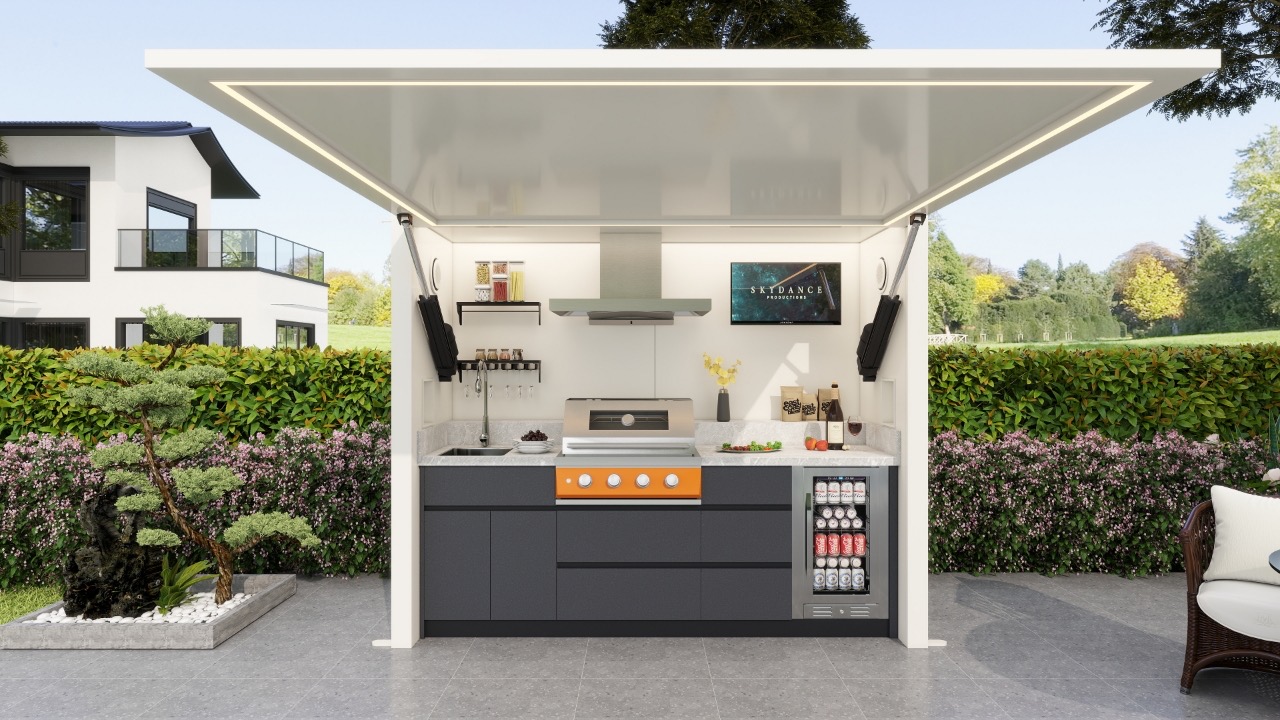 Awning Glory Stainless BBQ Pod