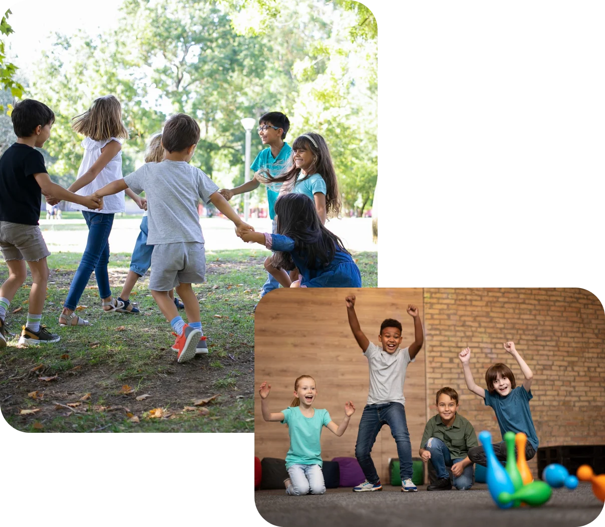Group of kids playing