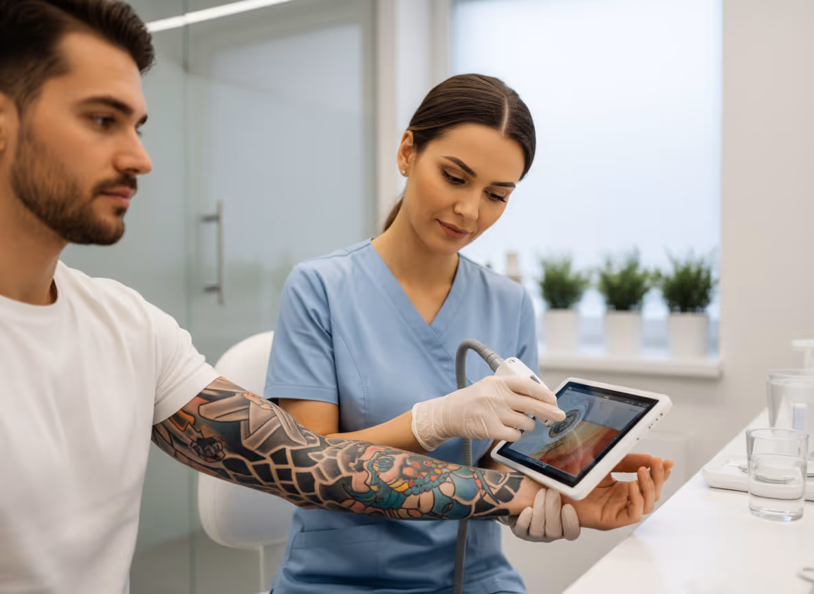 Detailed Tattoo & Skin Assessment