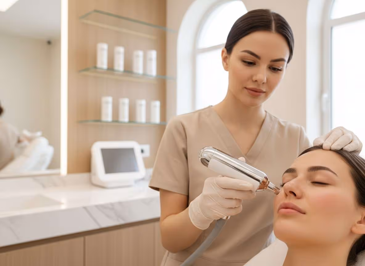 RF Microneedling & Laser Session