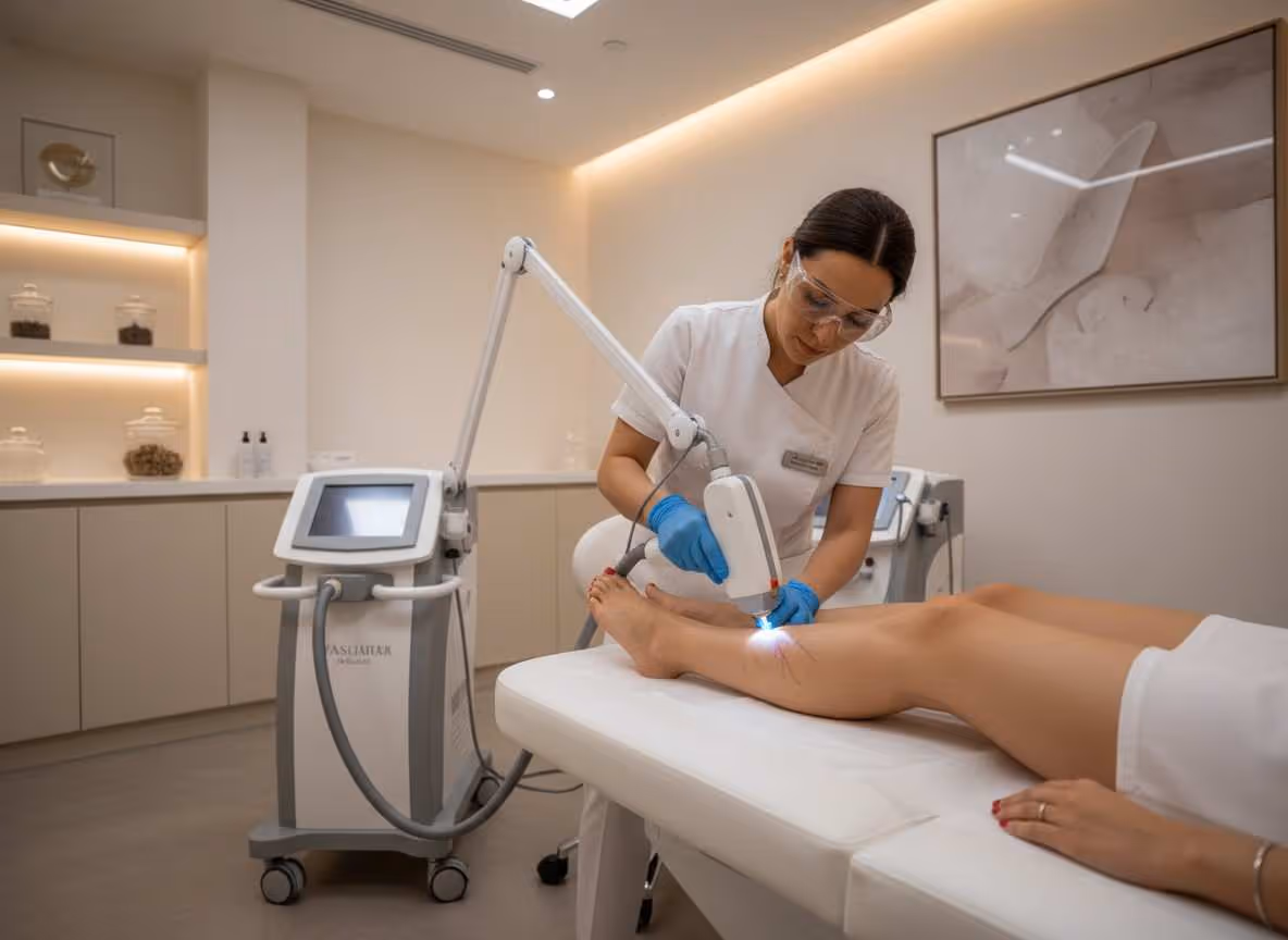 Laser Treatment Session