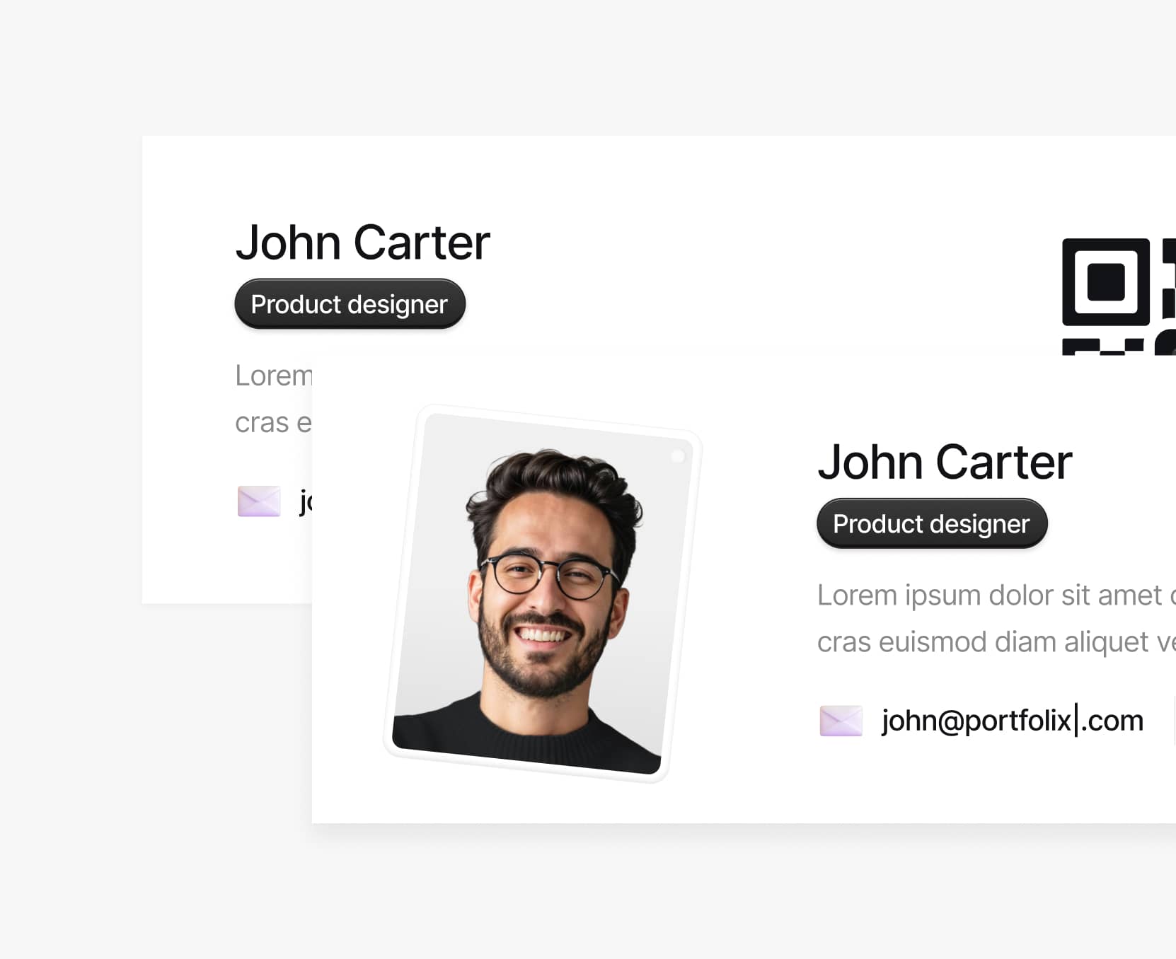 Portfolix X - Email Signature - Personal Portfolio Webflow Template