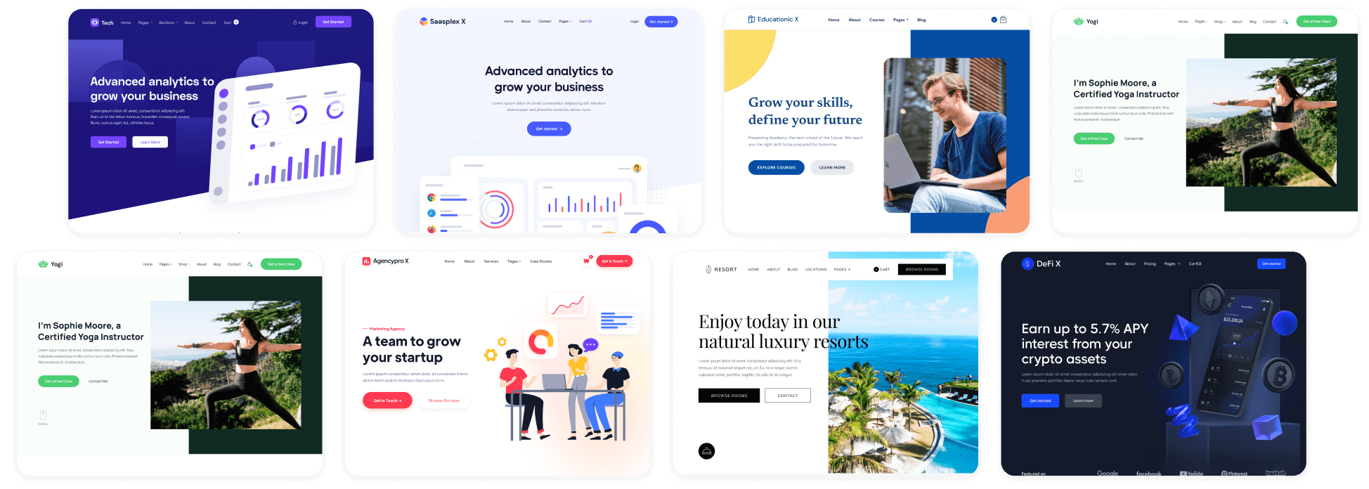 Portfolix X - Browse All Templates Banner - Personal Portfolio Webflow Template