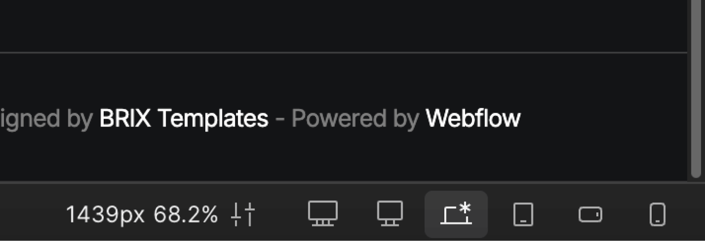Responsive Design - Portfolix X Webflow Template