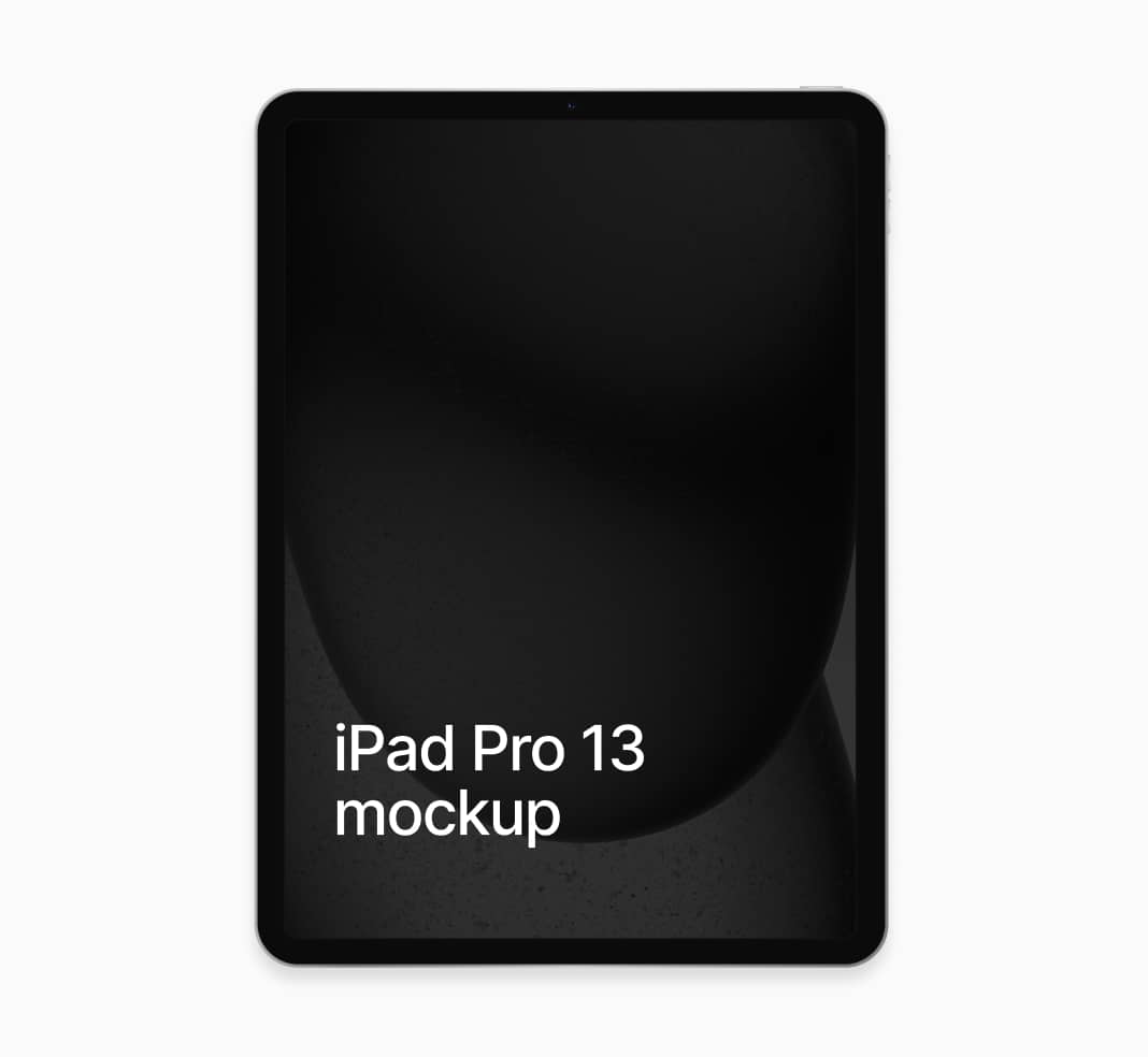 iPad Pro 13 mockups