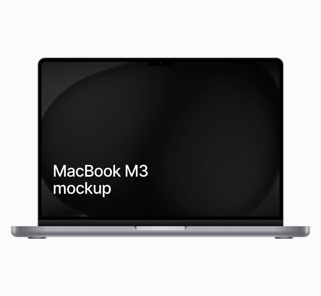 MacBook M3 mockups