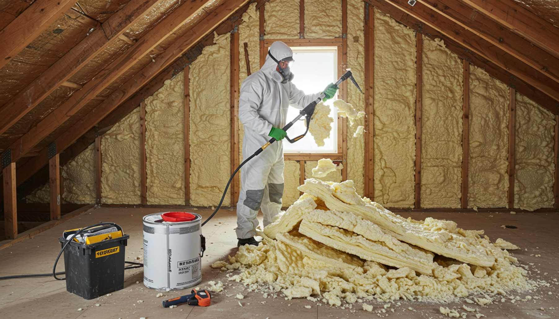 Spray Foam Removal