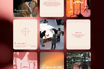 Grille de publications Instagram de Signé·es Production