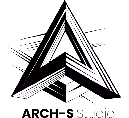 ARCH-S Studio company black logo