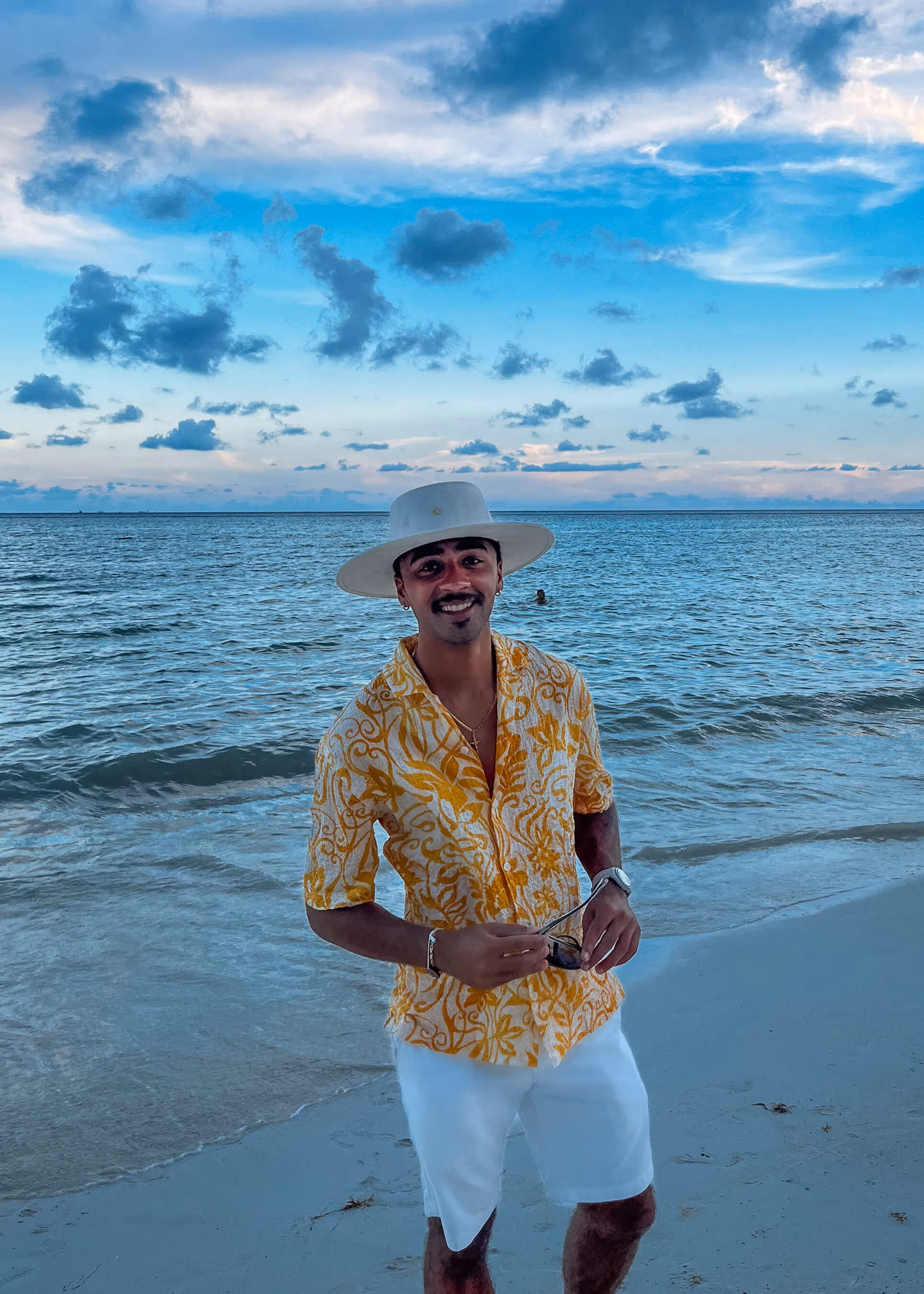 Sticos Founder, Bryan Lewis at the beach in Costa Rica
