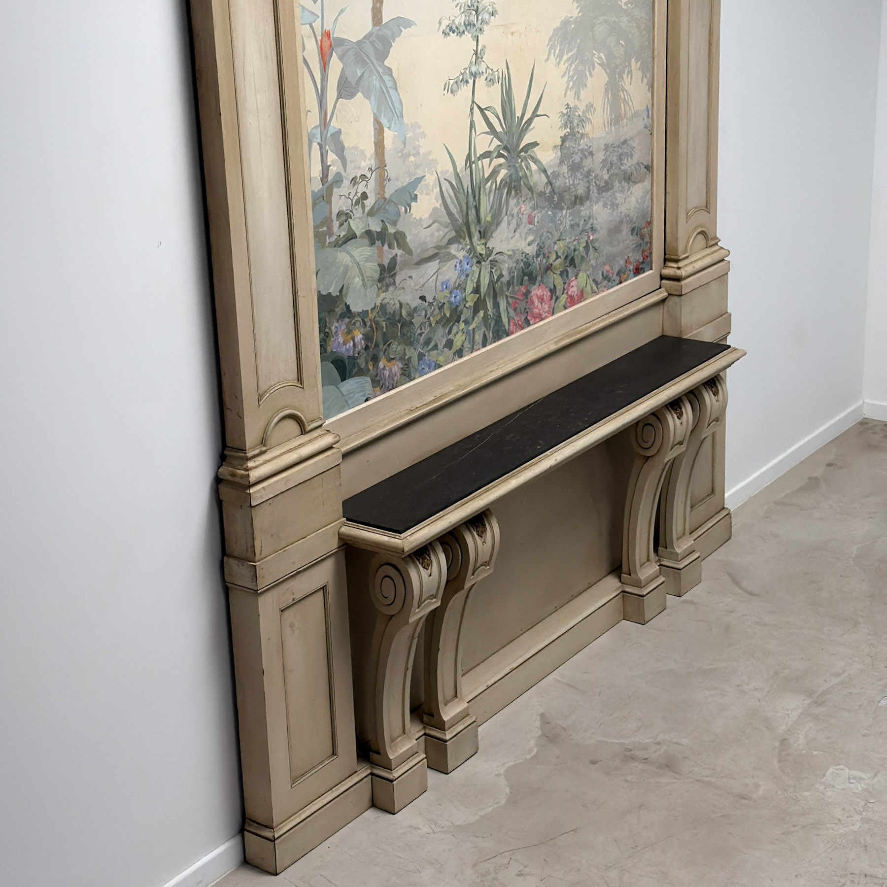 Tropical Interior Paneling Early 20th Century