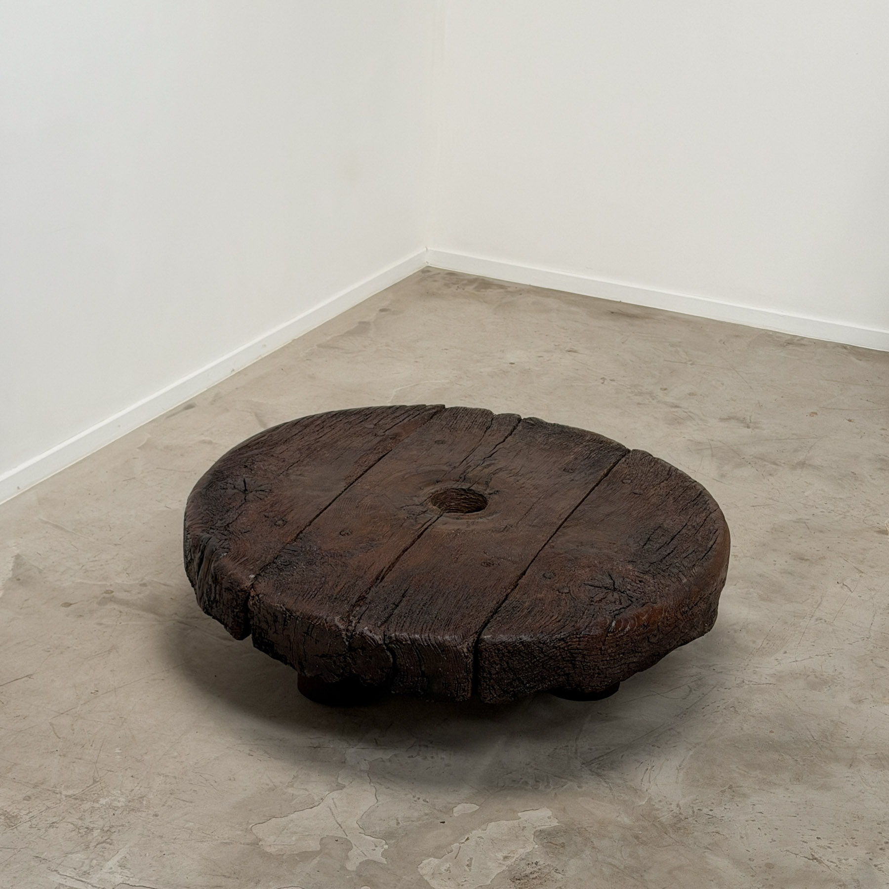 Gorgeous Solid Oak Primitive Coffee Table