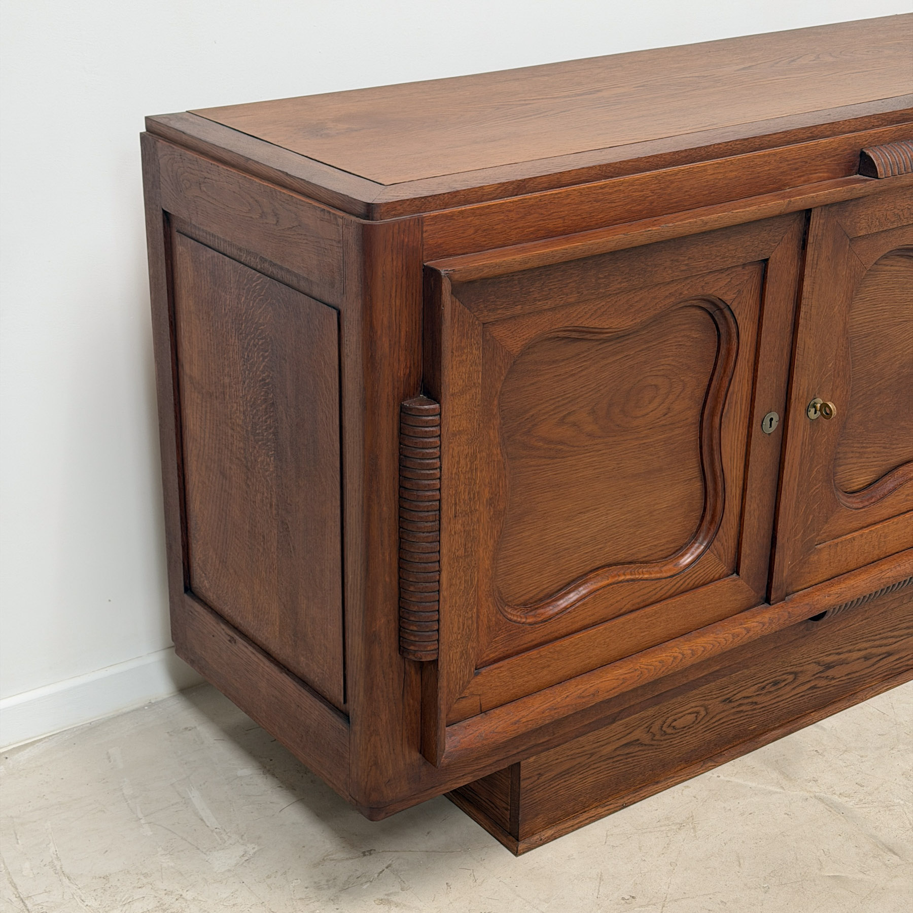French Oak Sideboard 1940s