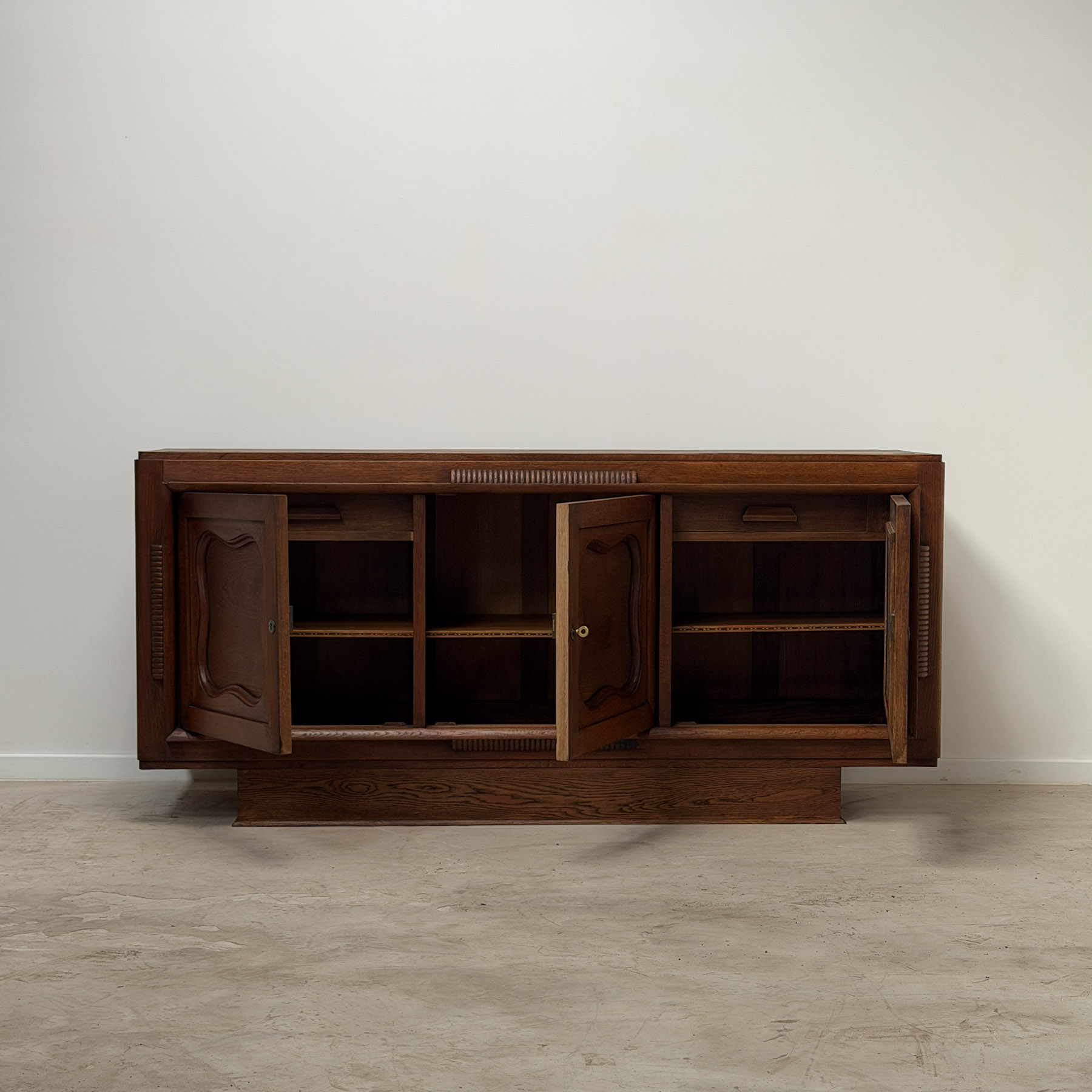 French Oak Sideboard 1940s