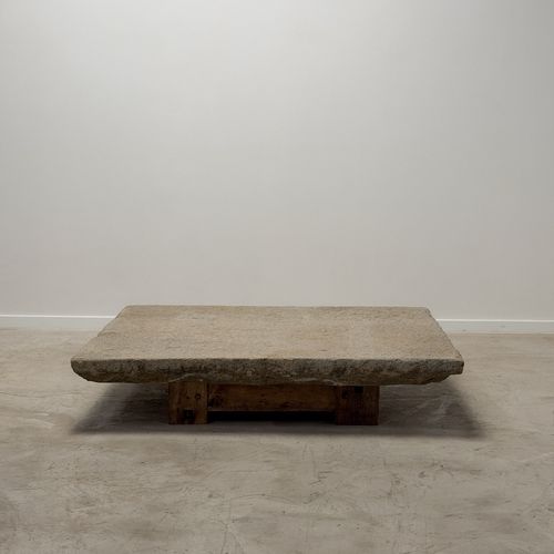 Stone primitive coffee table